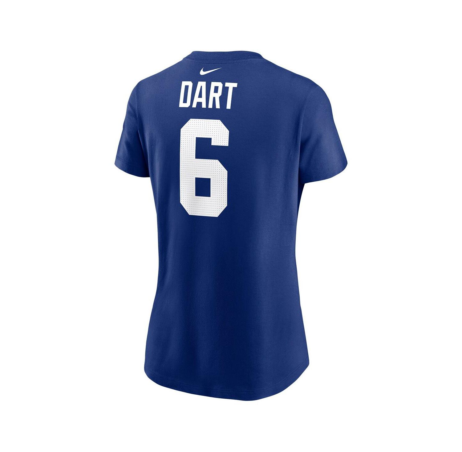 Women's Jaxson Dart Royal New York Giants Name & Number T-Shirt