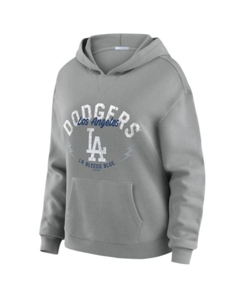 Женский комплект Wear by Erin Andrews Los Angeles Dodgers: вафельный худи и брюки, серый