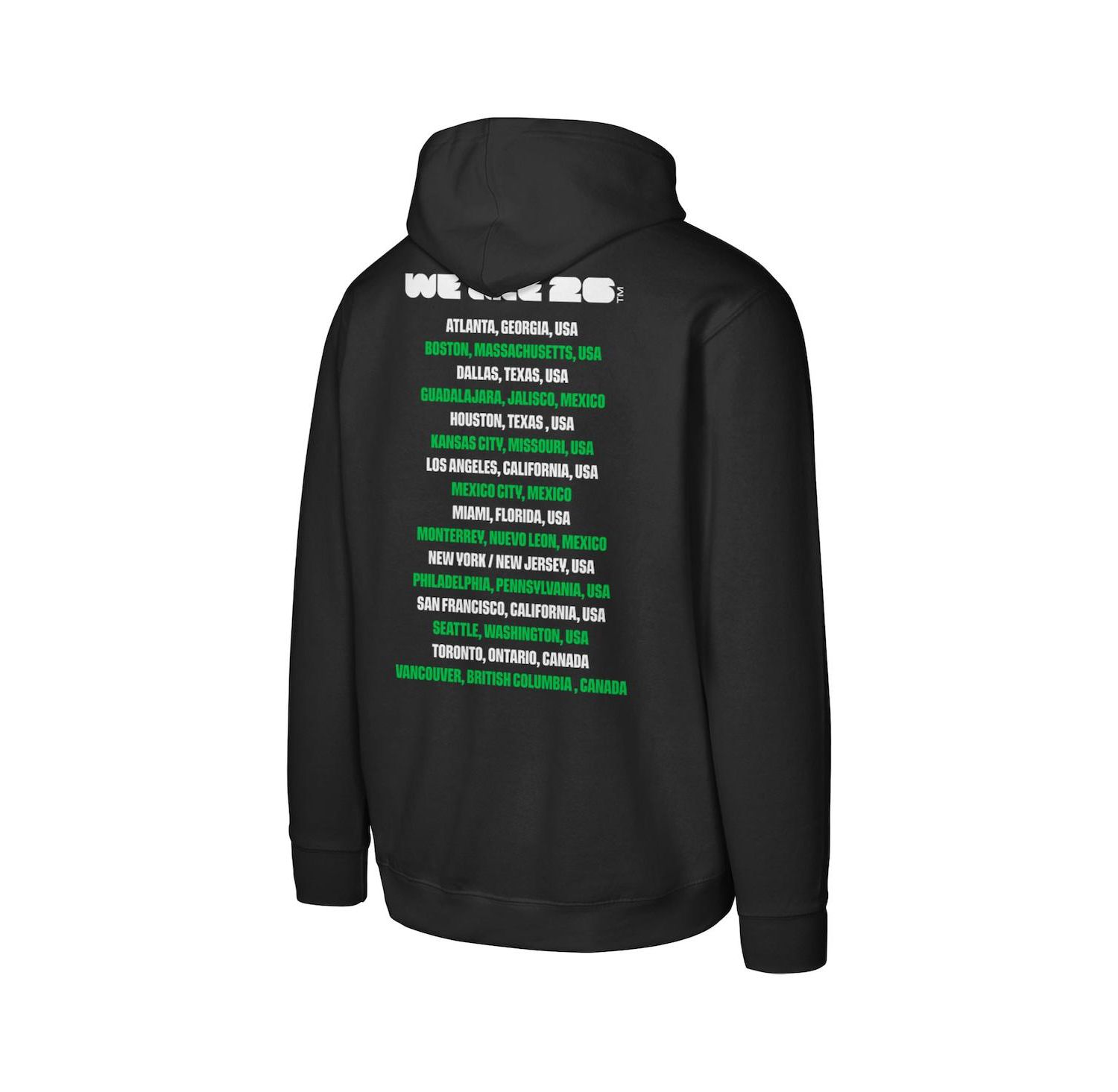Men's Black FIFA World Cup 2026 Graphic Hoodie