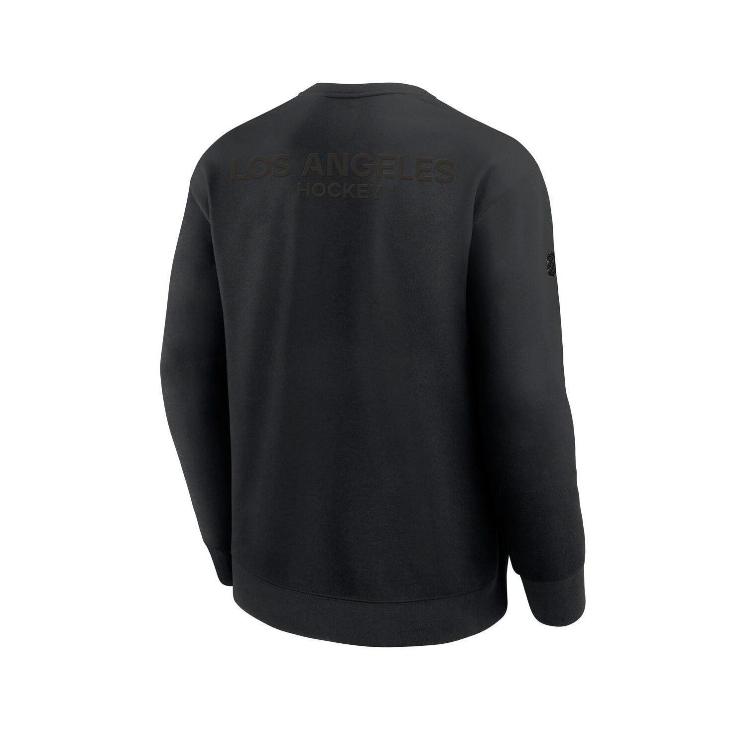 Men's Black Los Angeles Kings Authentic Pro Road Tri-Blend Sweatshirt