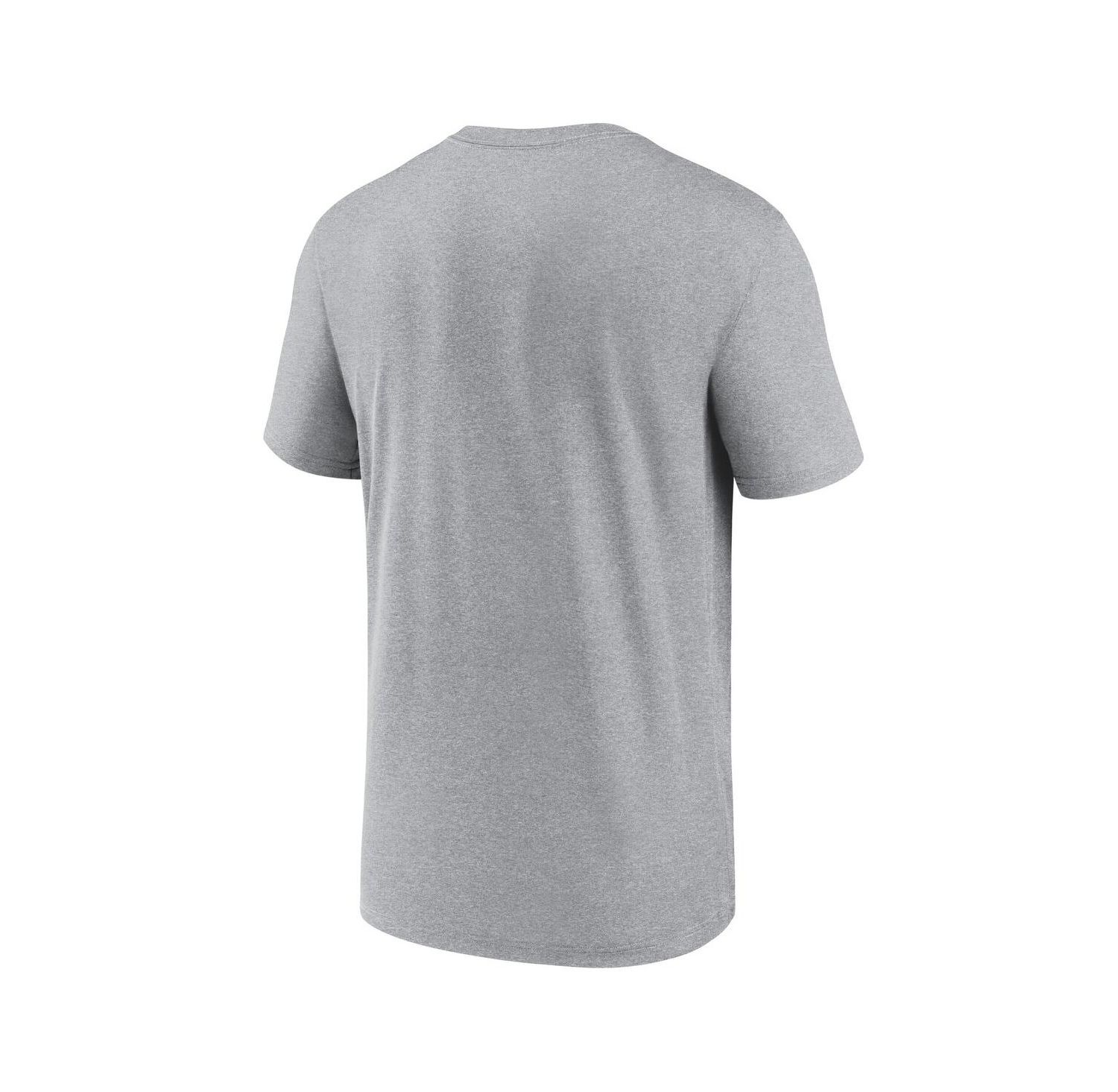 Men's Gray Auburn Tigers Basketball Icon Legend T-Shirt