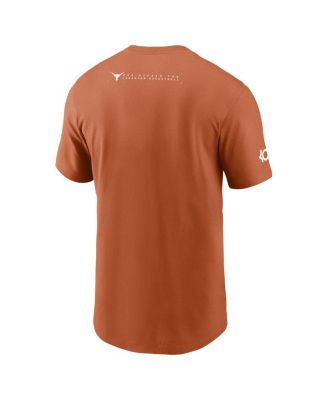 Men's Texas Orange Texas Longhorns 2025 Courtside Basketball Legend Dri-FIT T-Shirt