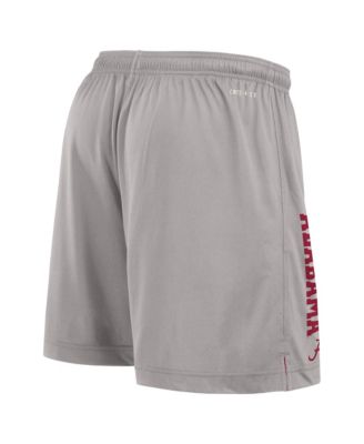 Men's Crimson/Gray Alabama Crimson Tide Courtside Standard Issue Dri-FIT Reversible Shorts