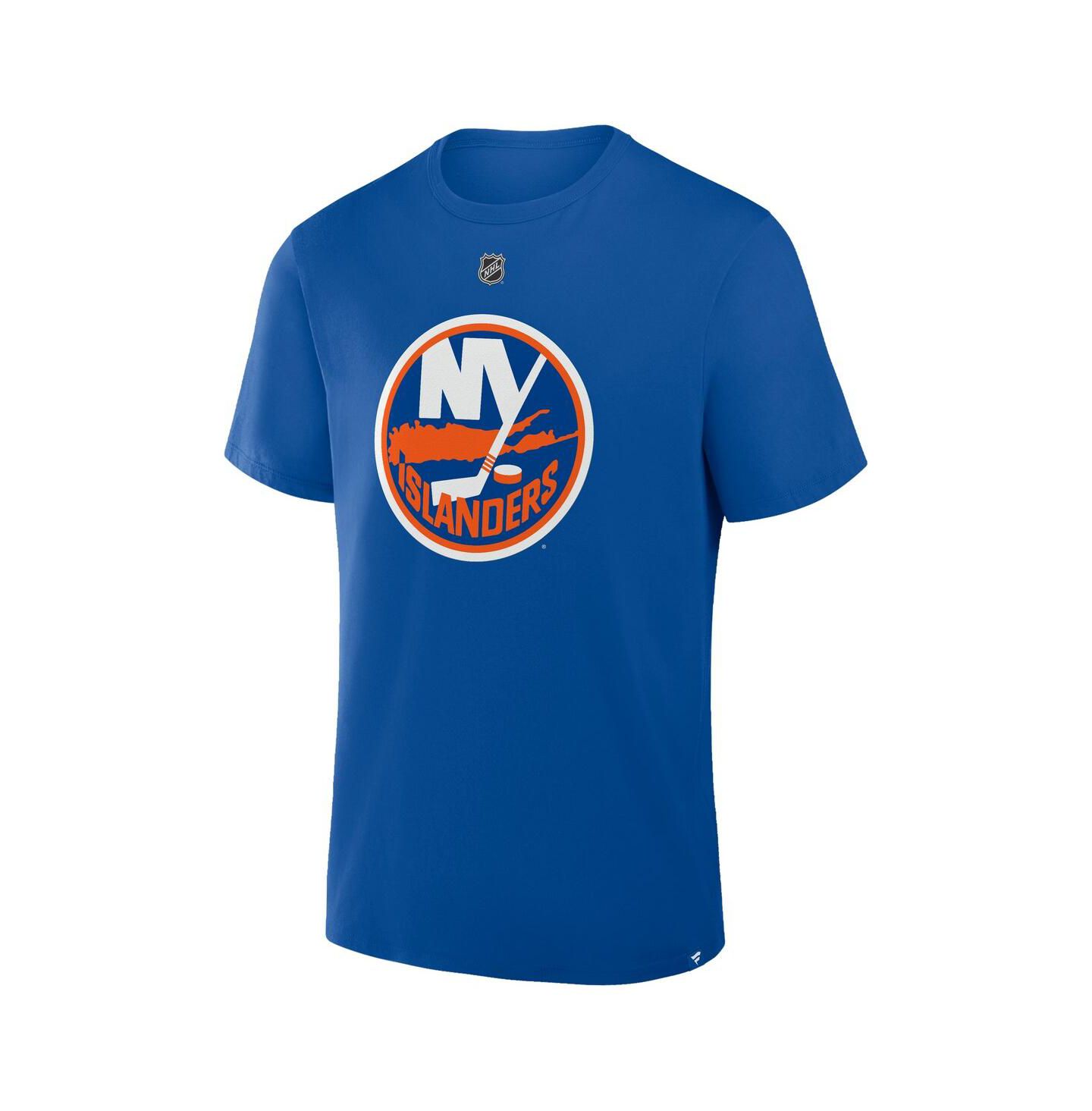 Мужская футболка Fanatics Ilya Sorokin Royal New York Islanders Authentic Stack Name & Number — фото 2