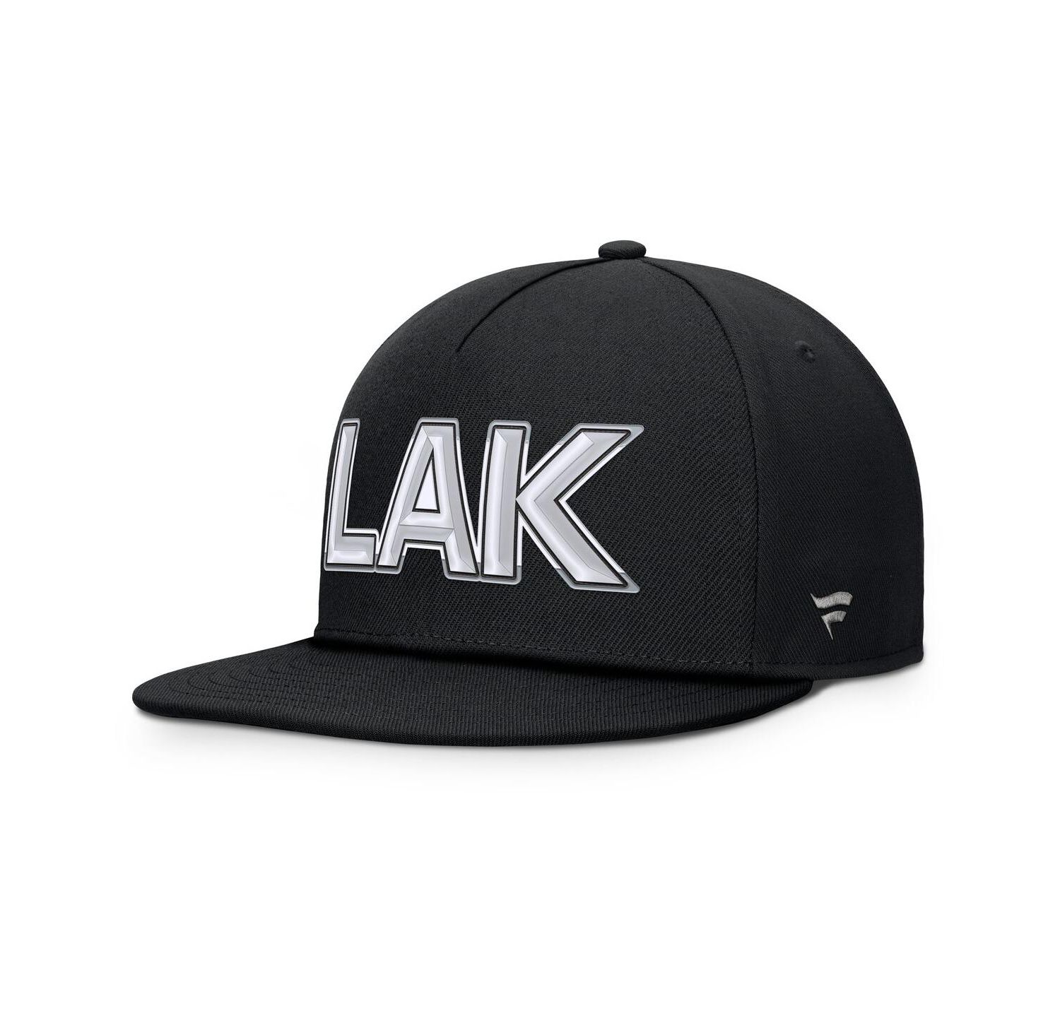Men's Black Los Angeles Kings Authentic Pro Rink Team Code Snapback Hat