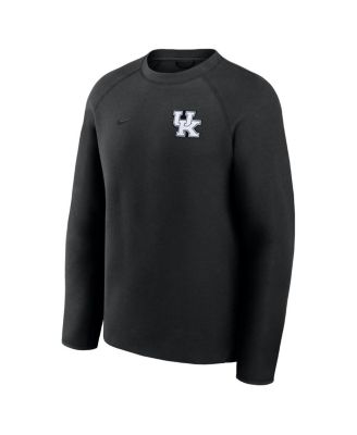Men's Black Kentucky Wildcats Tech Fleece Raglan Sweatshirt