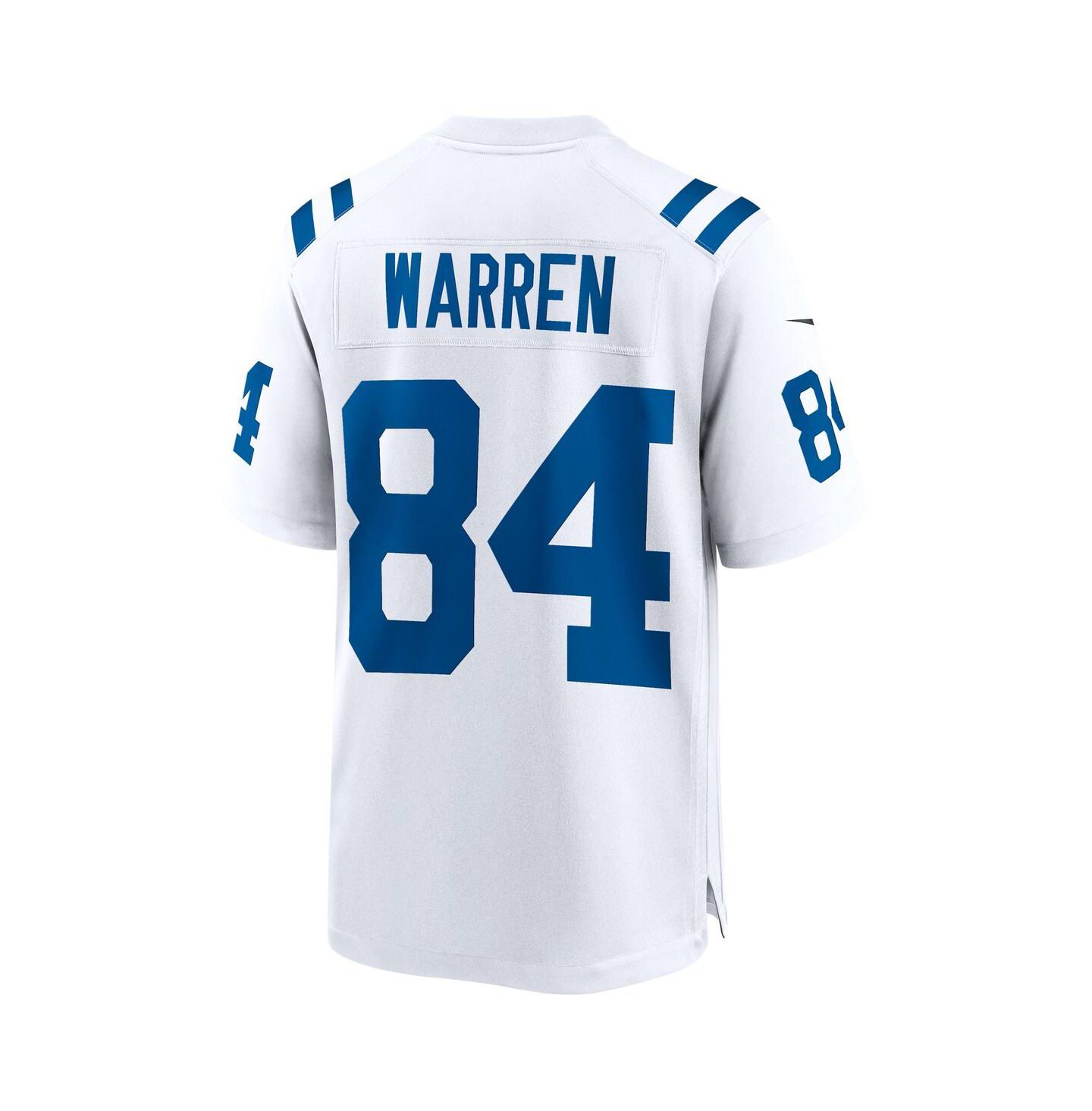 Мужской топ Nike Tyler Warren White Indianapolis Colts Game Jersey — фото 3