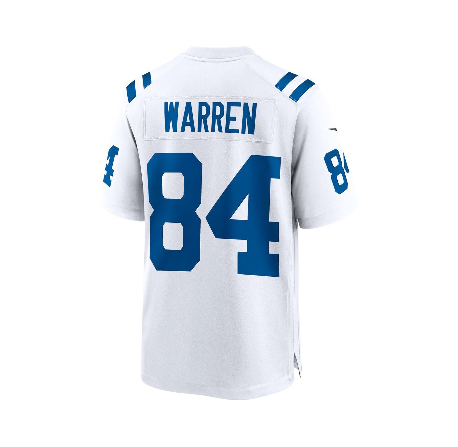 Men's Tyler Warren White Indianapolis Colts Game Jersey
