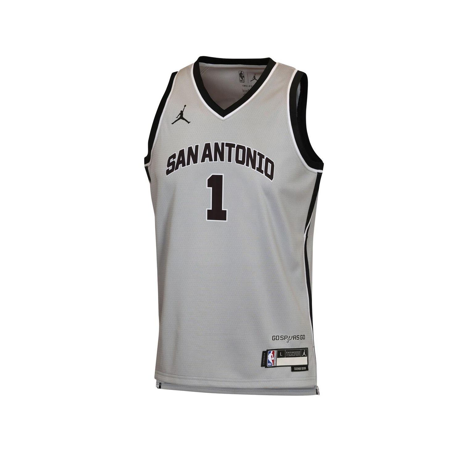 Big Boys and Girls Victor Wembanyama Silver San Antonio Spurs Swingman Jersey