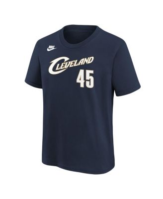 Big Boys and Girls Donovan Mitchell Navy Cleveland Cavaliers Name Number T-Shirt