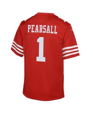 Big Boys and Girls Ricky Pearsall Scarlet San Francisco 49ers Team Game Jersey