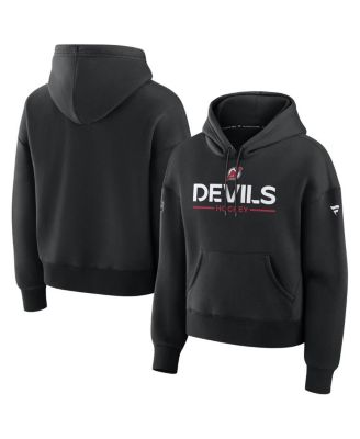 Fanatics - Women's Black New Jersey Devils Authentic Pro Primary Pullover Hoodie