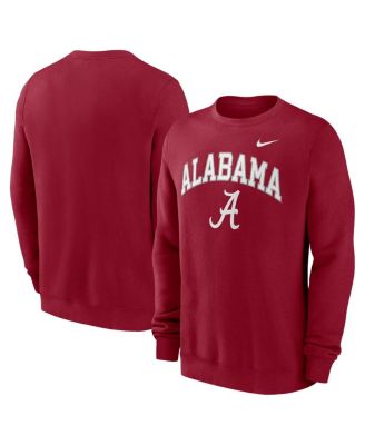 Nike - Men's Crimson Alabama Crimson Tide Arch Pullover Sweatshirt