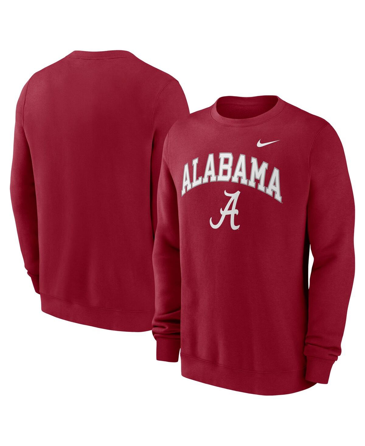 Nike Men's Crimson Alabama Tide Arch Pullover Sweatshirt