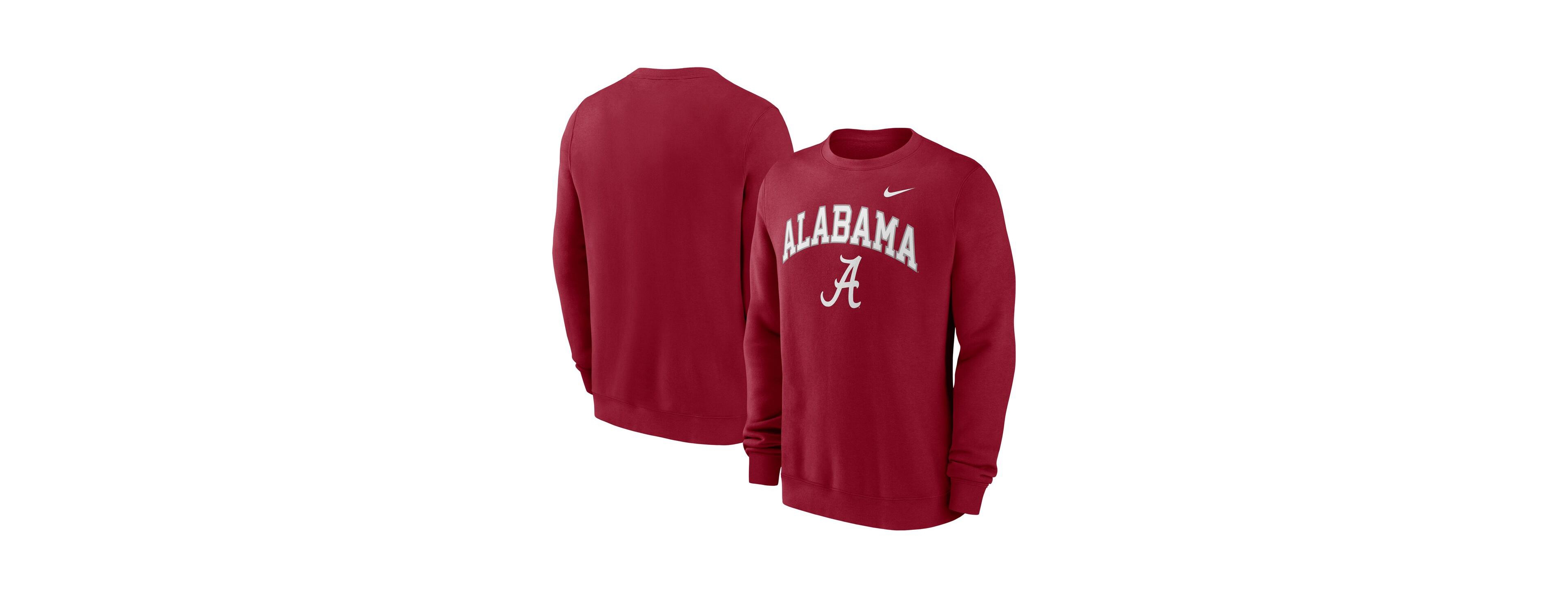 Nike Men's Crimson Alabama Tide Arch Pullover Sweatshirt