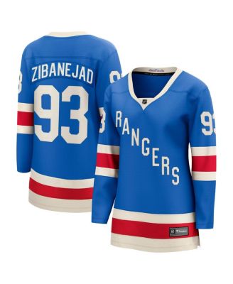 Fanatics - Women's Mika Zibanejad Blue New York Rangers Centennial Breakaway Jersey