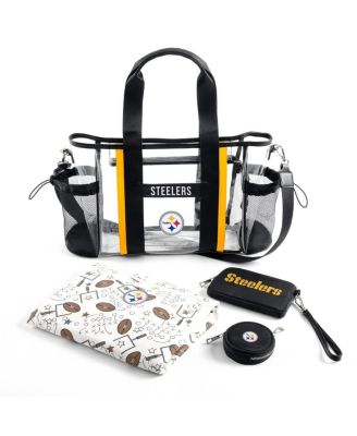 WEAR by Erin Andrews - Pittsburgh Steelers Clear Stadium Baby Bag