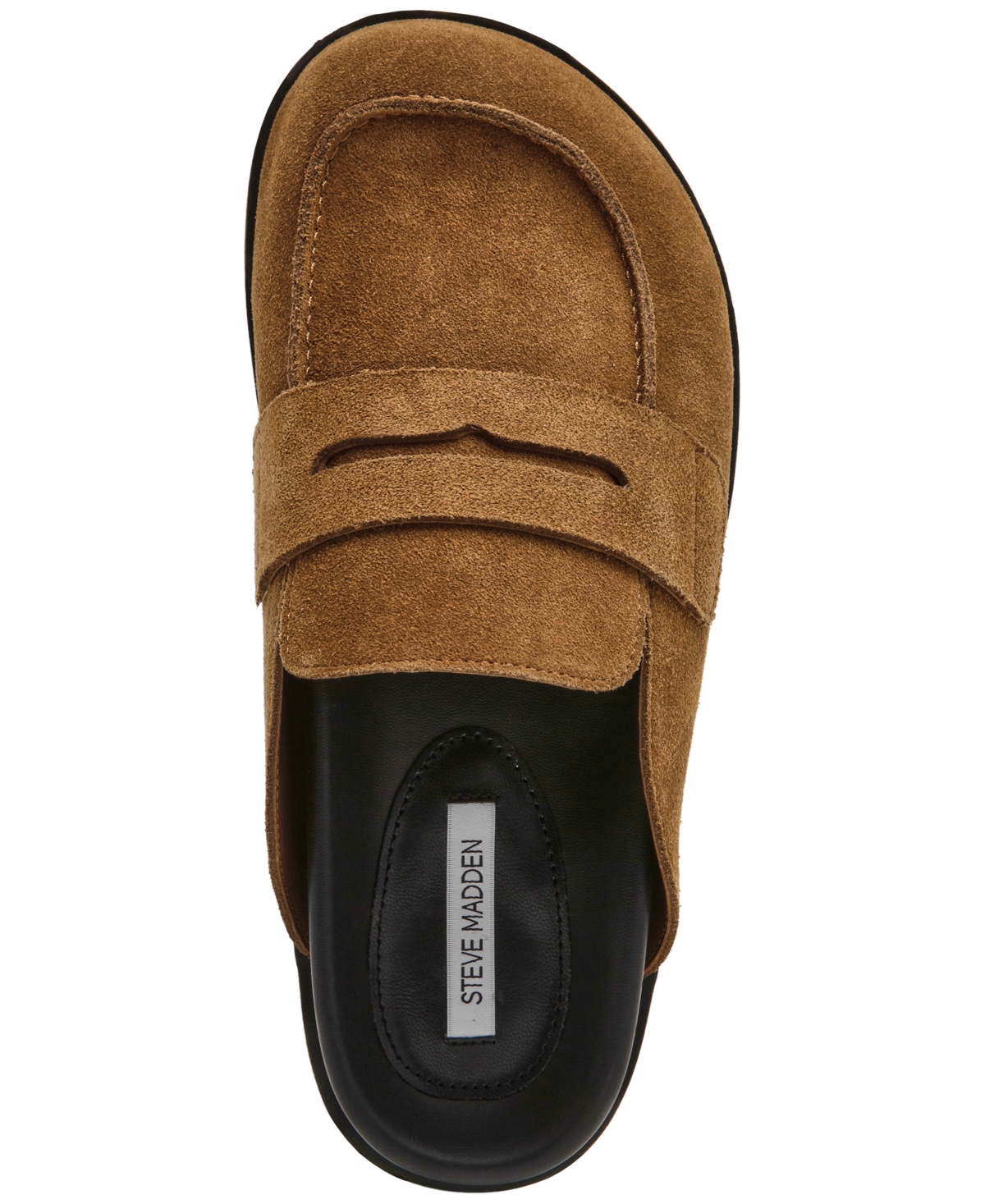 Steve Madden Women's Toryn Tailored Round-toe Slip-on Clogs In Brown