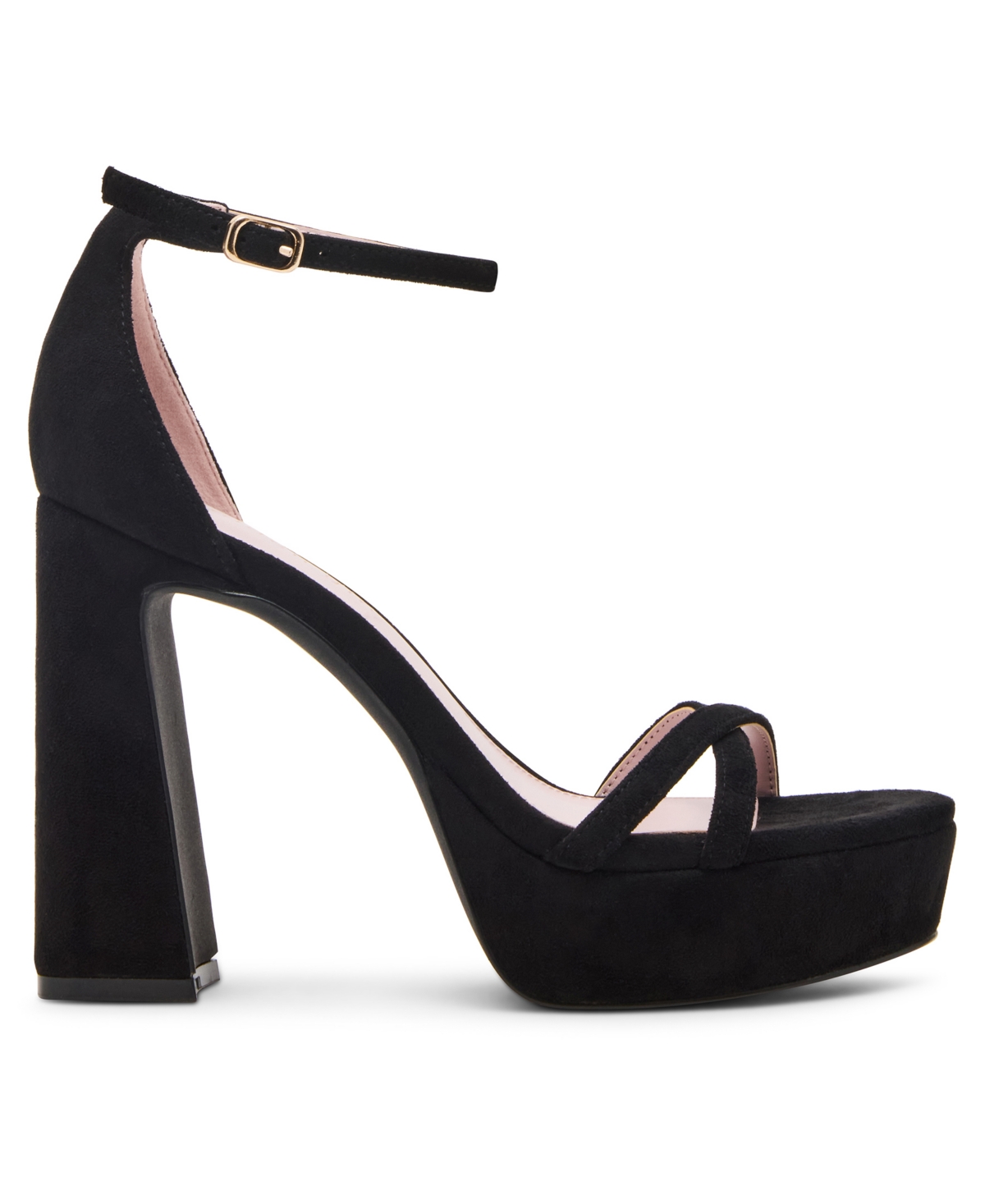 Madden Girl Women's Cady Strappy Platform Round-Toe Dress Sandals