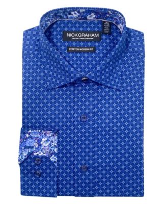 Men's Quad Circles Modern-Fit Shirt