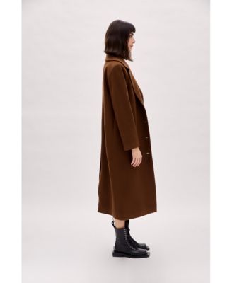 Women's Wool-Cashmere Blend Coat