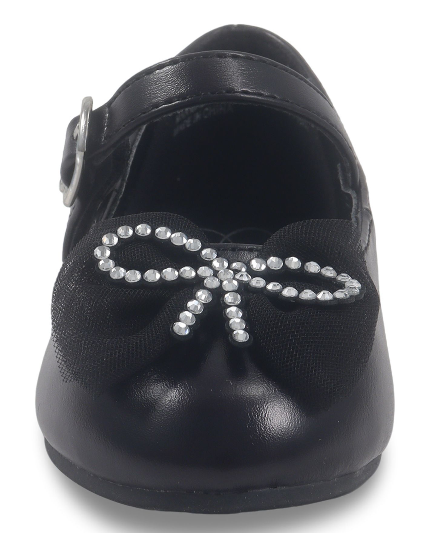Туфли Jessica Simpson Amy Petal Buckle Strap Dress Shoe для девочек, цвет: Чёрный — фото 4