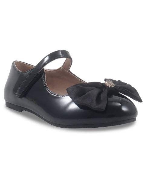 Обувь Jessica Simpson Amy Big Bow Dress Shoe для девочек, цвет: Чёрный