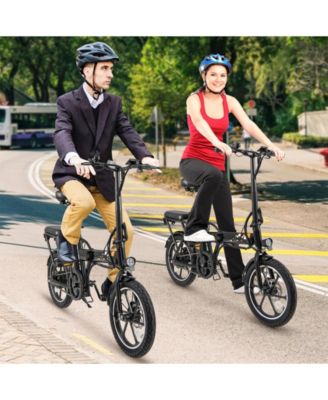 Folding Electric Bicycle with 500W Brushless Motor and Dual Disk Brakes