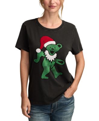 Lucky Brand - Women's Grateful Dead Santa Bear Classic Crewneck Top