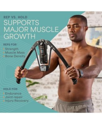 Hydraulic Power Chest Expander – Adjustable 22–440lb Arm Twister with Rep Counter for Upper Body Strength Training