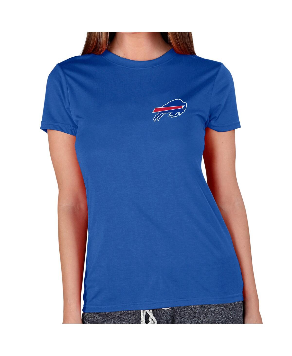 Concepts Sport Women's Royal Buffalo Bills Marathon Knit Lounge Top In Blue