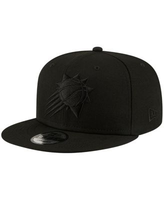 New Era - Men's Phoenix Suns Black On Black 9FIFTY Snapback Hat