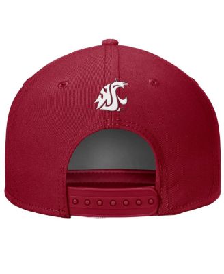 Men's Crimson Washington State Cougars Rise Adjustable Hat