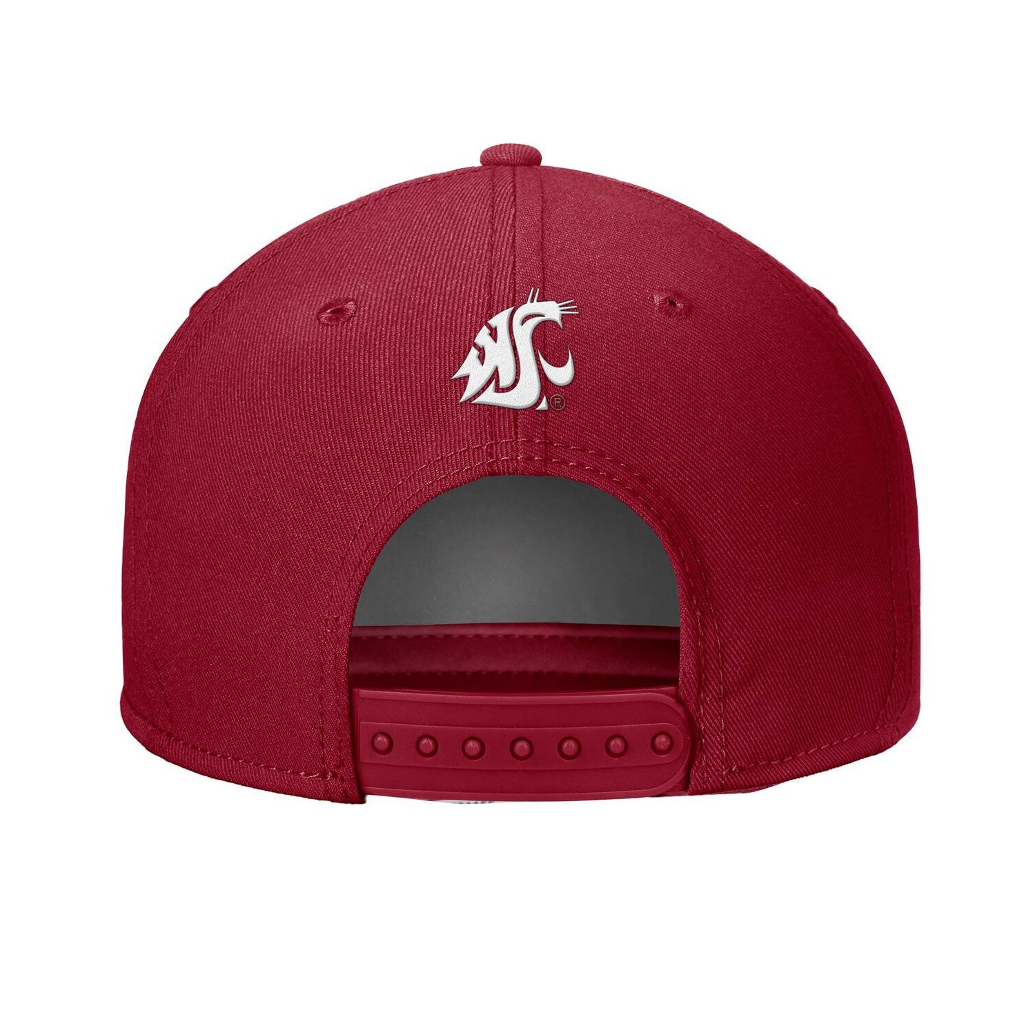 Men's Crimson Washington State Cougars Rise Adjustable Hat