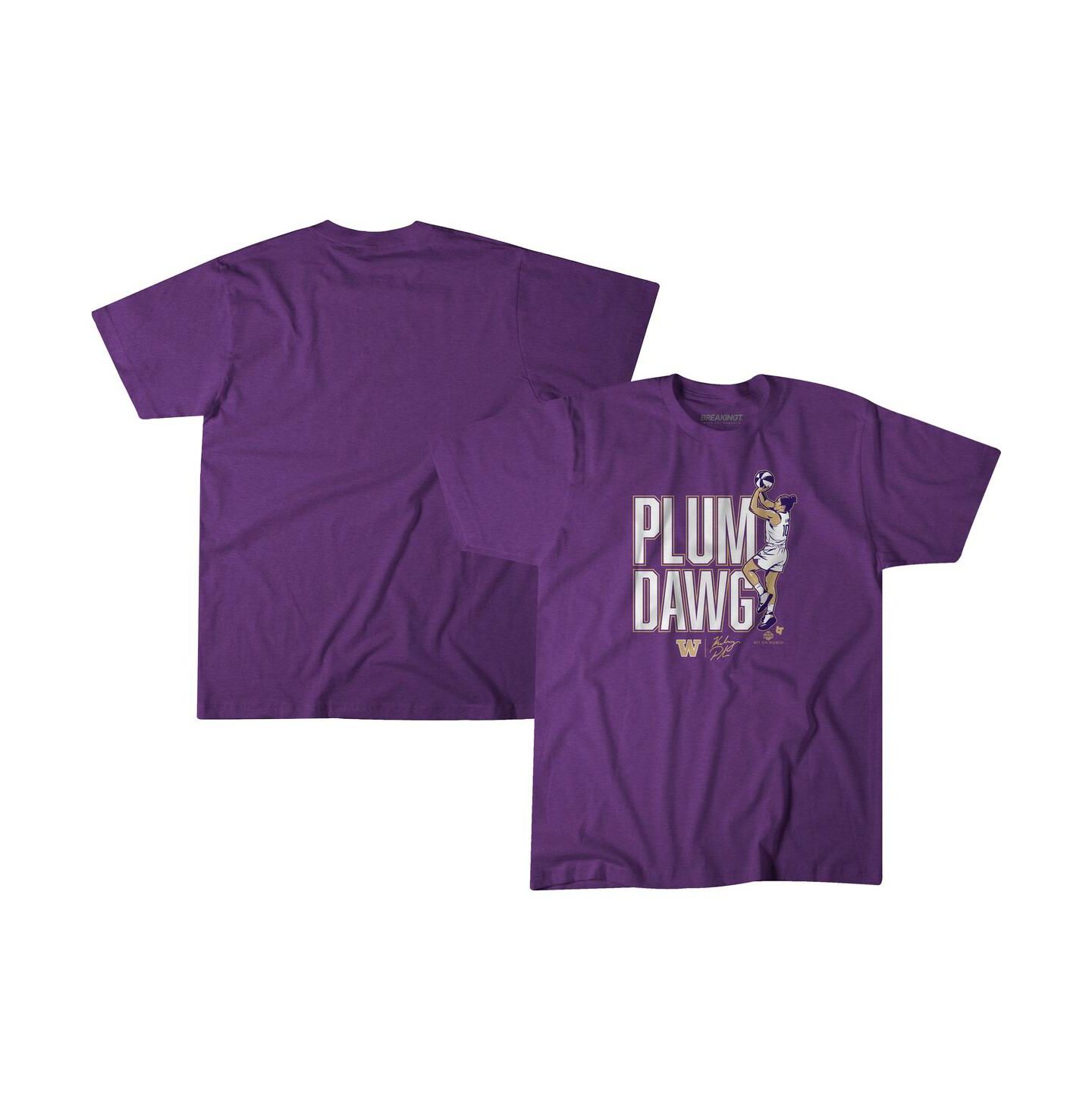 Футболка BreakingT Kelsey Plum Purple Washington Huskies Plum Dawg — фото 1