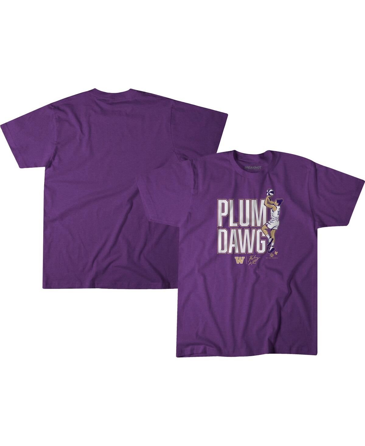 Breakingt Men's And Women's Kelsey Plum Purple Washington Huskies Plum Dawg T-shirt In Purple
