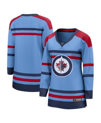 Fanatics - Women's Light Blue Winnipeg Jets Alternate Anniversary Breakaway Jersey