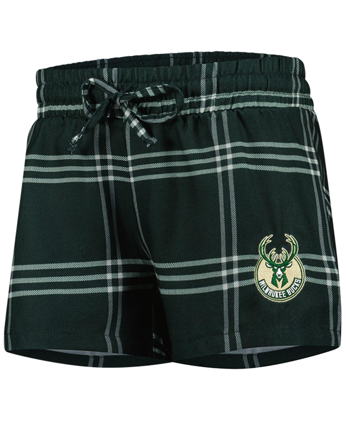 Concepts Sport Women's 2-piece Milwaukee Bucks Petition Long Sleeve Top And Shorts Set In Gray