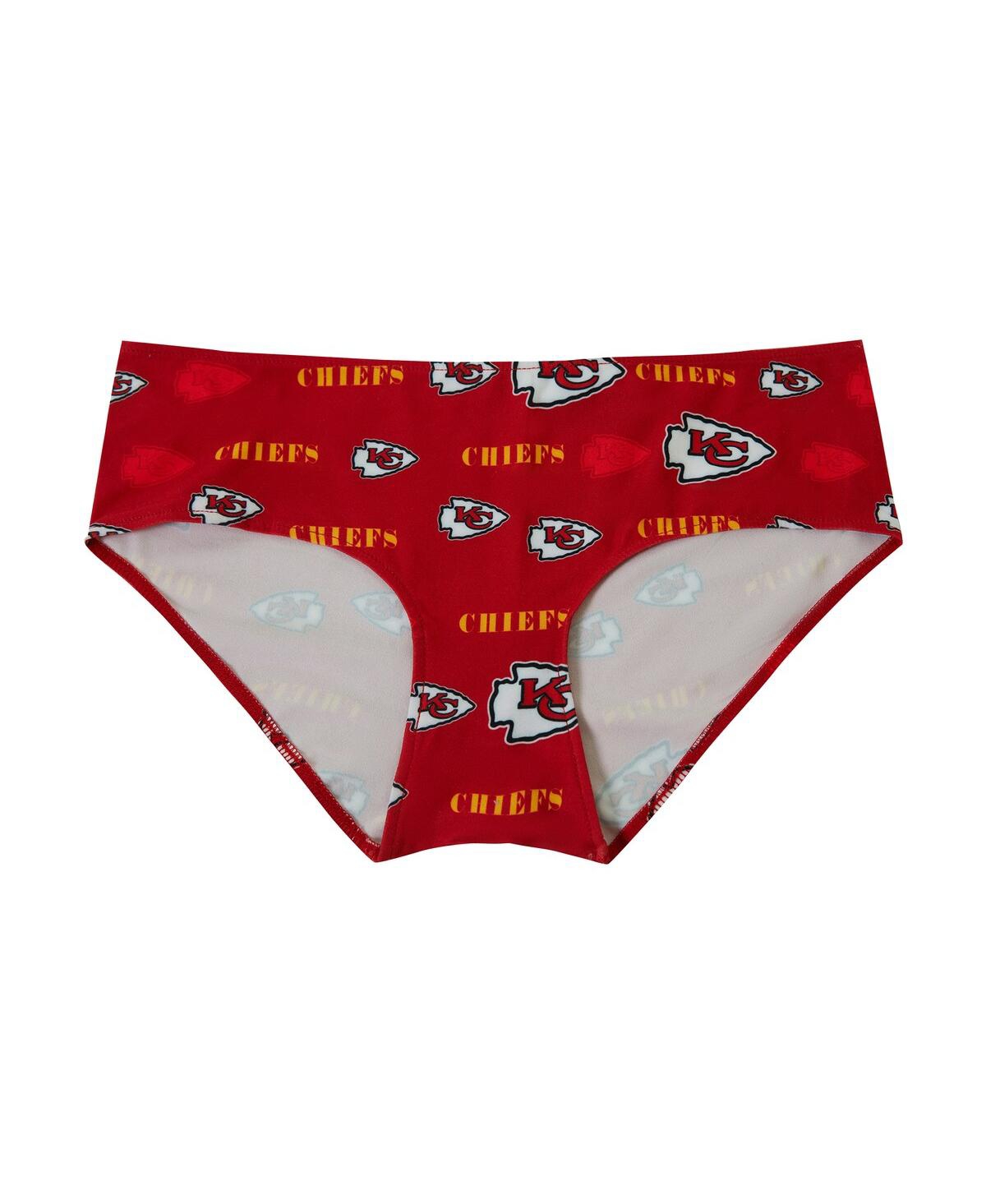 Concepts Sport Women's Red Kansas City Chiefs Mosaic Allover Print Knit Panty In Red