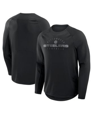 Fanatics - Men's Black Pittsburgh Steelers Big Tall Coverage Scheme Long Sleeve T-Shirt