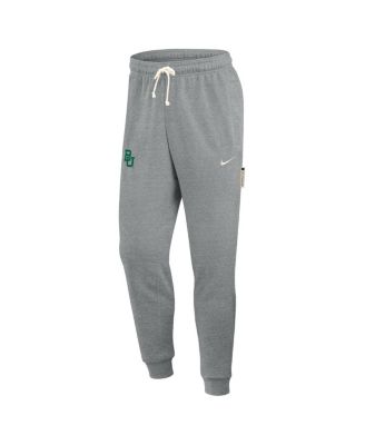 Men's Heather Gray Baylor Bears 2025 Sideline Standard Issue Dri-FIT Taper Sweatpants