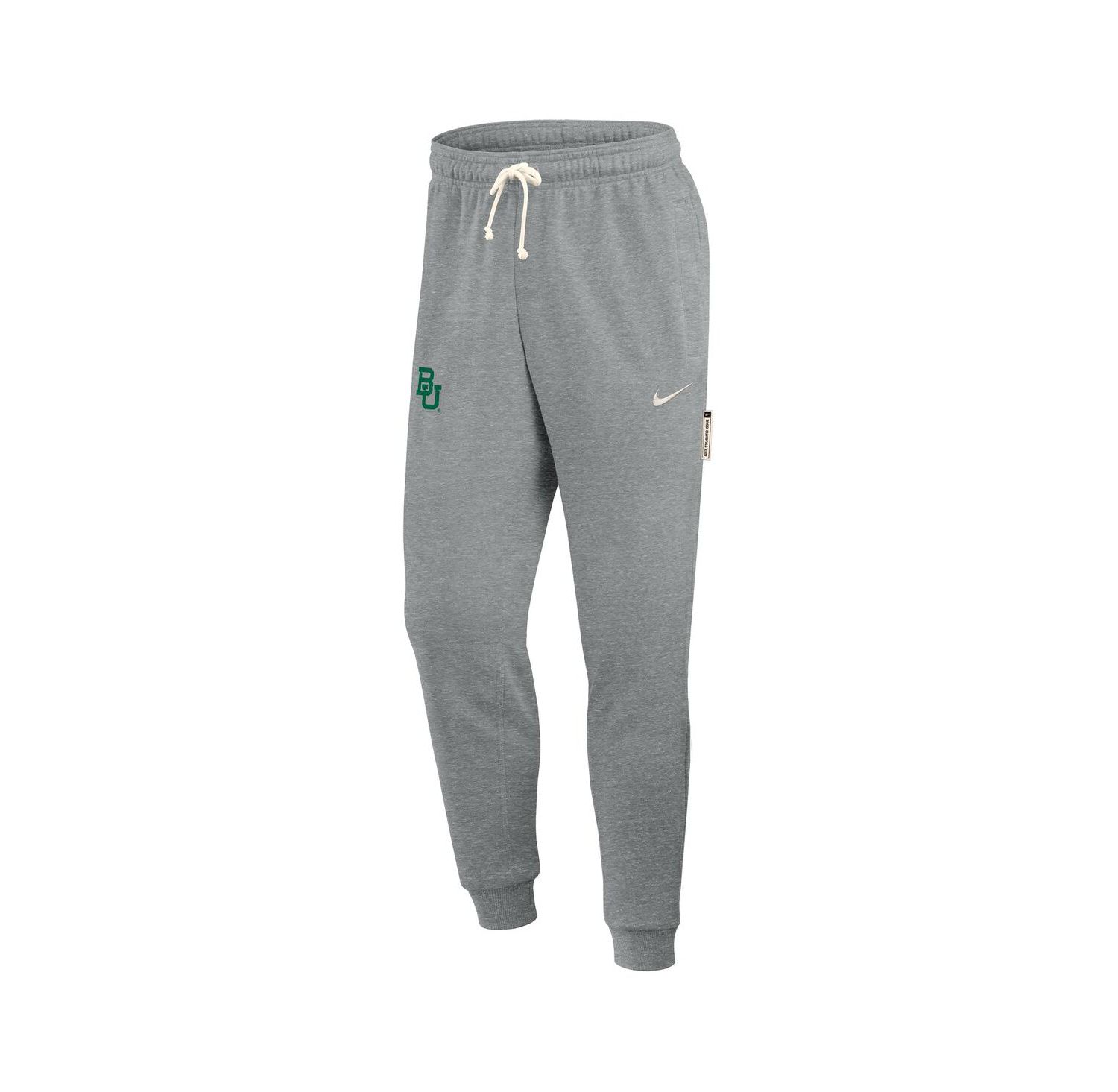 Men's Heather Gray Baylor Bears 2025 Sideline Standard Issue Dri-FIT Taper Sweatpants