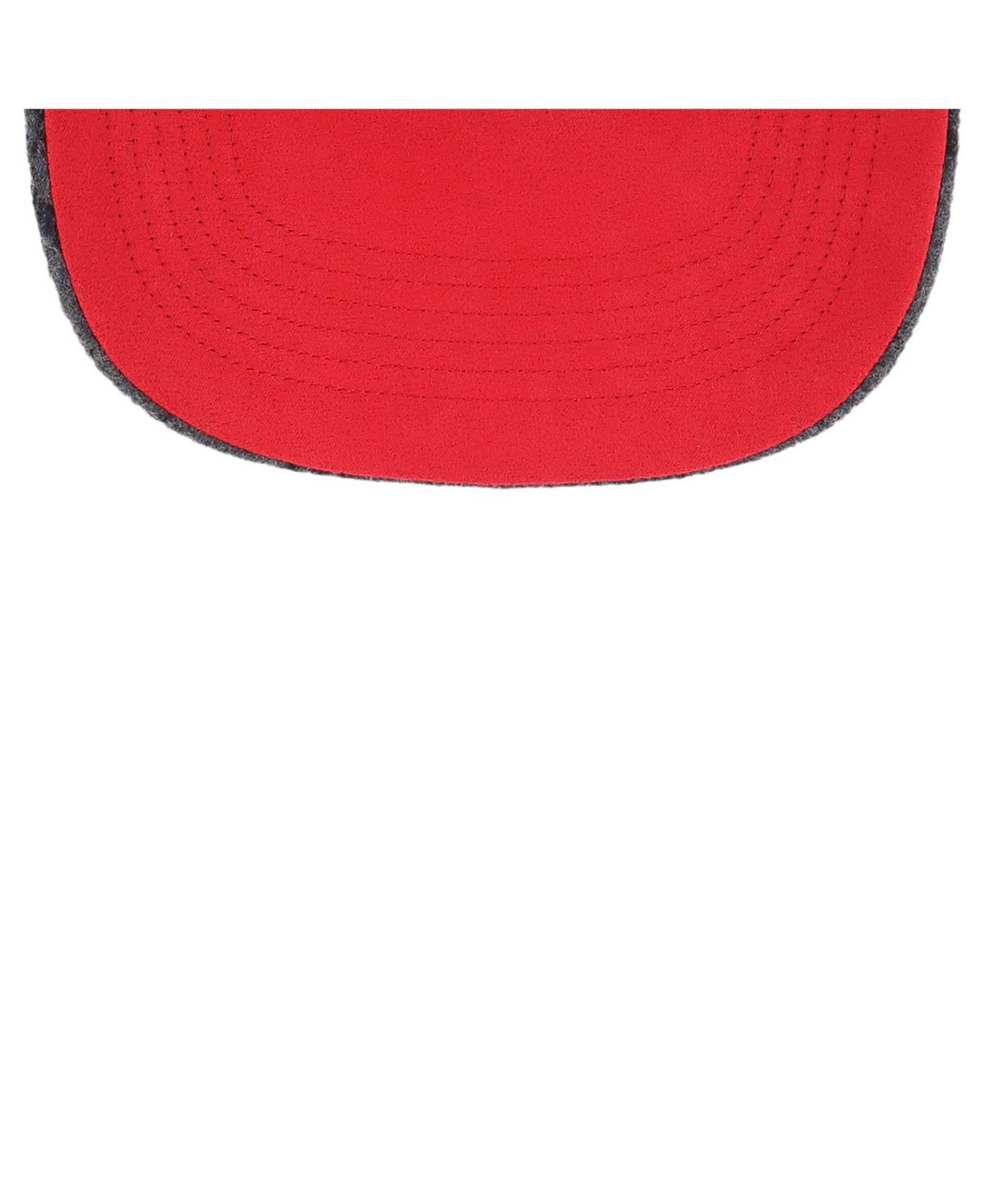 47 Brand Men's And Women's Scarlet Ohio State Buckeyes Windowpane Plaid Collection Hitch Adjustable Hat In Red