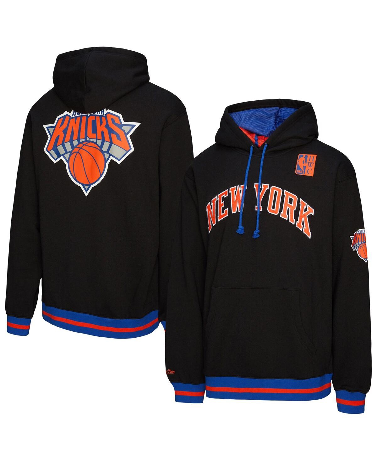 Mitchell & Ness Men's And Women's Black New York Knicks Vintage Heavyweight Hoodie