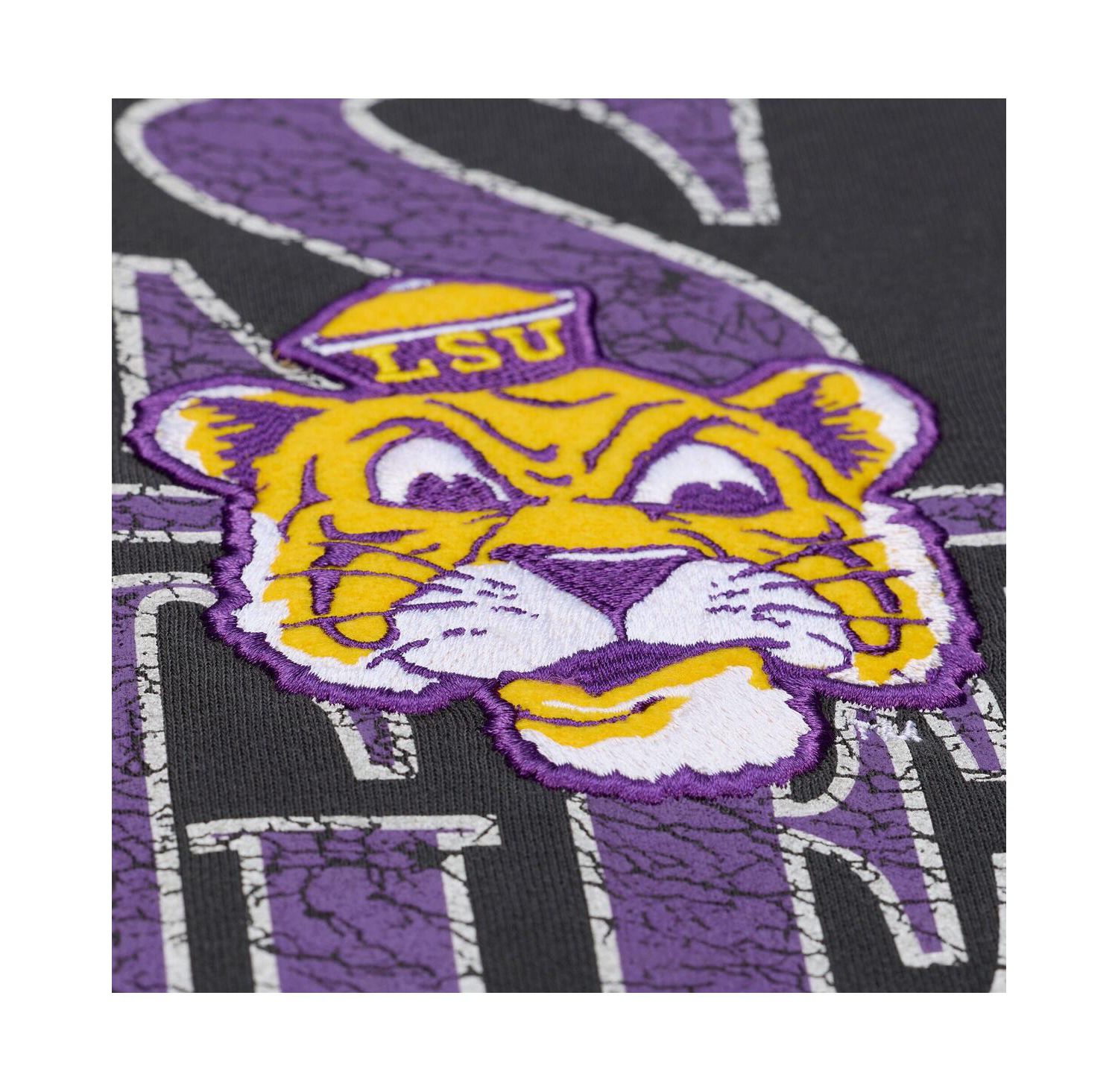 Men's Black LSU Tigers Downtown Fleece Sweatshirt