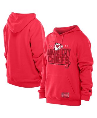 New Era - Men's Red Kansas City Chiefs Combine Authentic Local State Throwback Hoodie