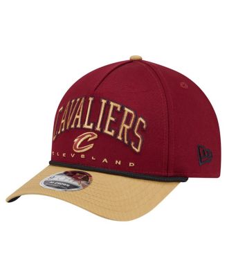 New Era - Men's Wine Cleveland Cavaliers Bold Arch COOLERA 9FORTY A-Frame M-Crown Adjustable Hat