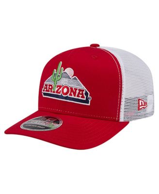 New Era - Men's Red/White Arizona Wildcats Team 9SEVENTY COOLERA Trucker Adjustable Hat