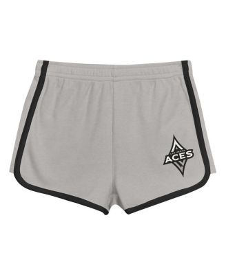 Toddler 2-Piece Gray Las Vegas Aces Double Run T-Shirt and Shorts Set