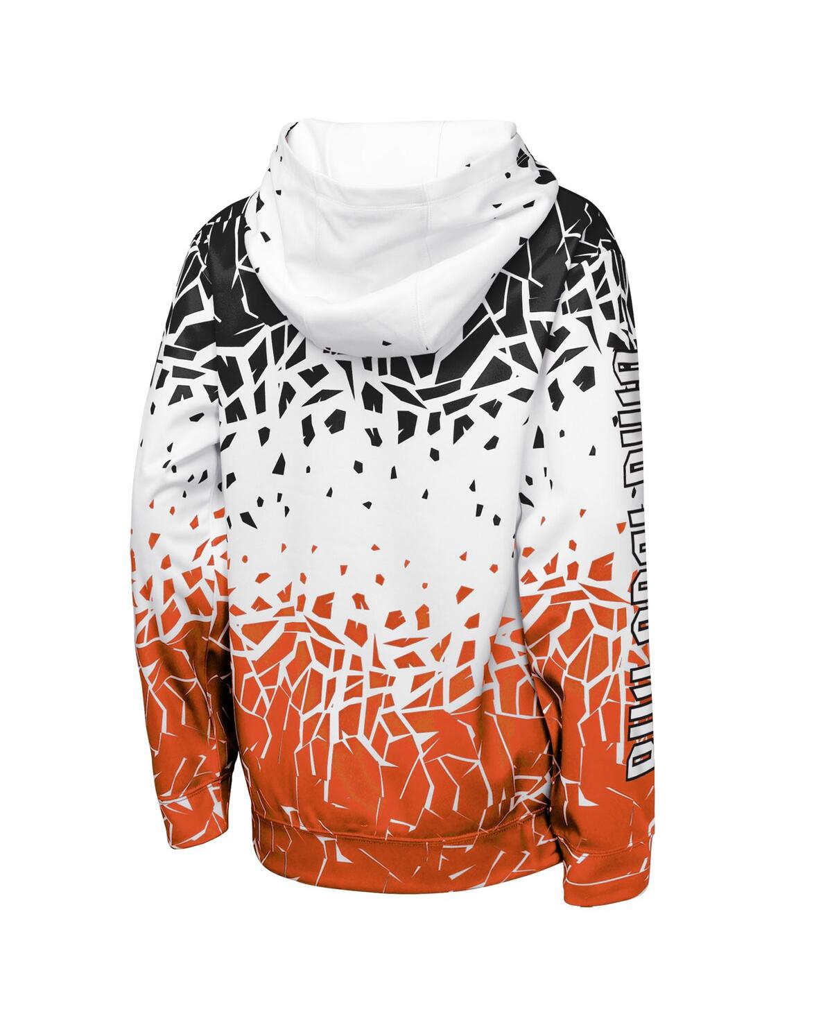 Outerstuff Big Boys And Girls Orange Philadelphia Flyers Frozen Frenzy Hoodie In Multi